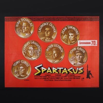 Lot #382 - SPARTACUS (1960) - UK Quad Poster 1960