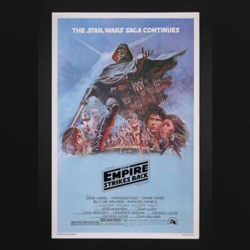 Lot #402 - STAR WARS: EPISODE V: THE EMPIRE STRIKES BACK (1980) - US One-Sheet "Studio Style" Poster 1980