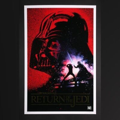 Lot #407 - STAR WARS: EPISODE VI: RETURN OF THE JEDI (1983) - Three US One-Sheet Advance "Kilian Anniversary" Posters 1993