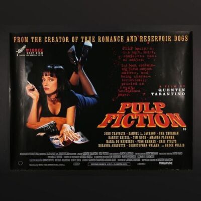Lot #71 - PULP FICTION (1994) - UK Quad Poster 1994