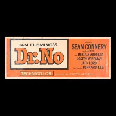 Lot #117 - JAMES BOND: DR NO (1962) - US Banner Poster 1962