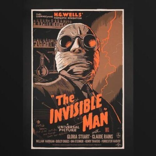 Lot #314 - THE INVISIBLE MAN (1933) - Mondo Poster 2012