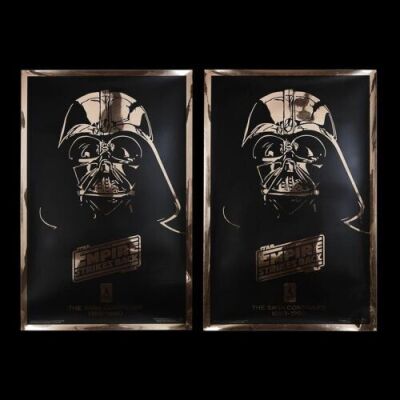 Lot #403 - STAR WARS: EPISODE V: THE EMPIRE STRIKES BACK (1980) - Two US One-Sheet "Kilian Anniversary" Posters 1990