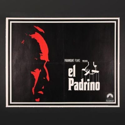 Lot #78 - THE GODFATHER (1972) - Spanish Half-Sheet Advance Poster 1972