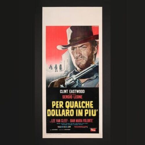 Lot #229 - FOR A FEW DOLLARS MORE (1965) - Italian Locandina 1965