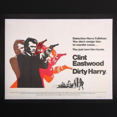 Lot #241 - DIRTY HARRY (1971) - UK Quad Poster 1971