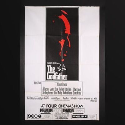 Lot #76 - THE GODFATHER (1972) - UK "West End" Bus Stop Poster 1972