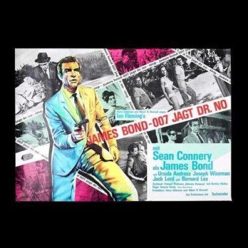 Lot #118 - JAMES BOND: DR NO (1962) - German A0 Poster 1962