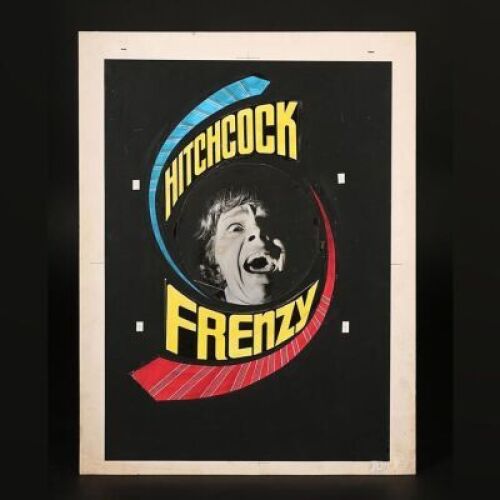 Lot #197 - FRENZY (1972) - Original Italian Concept Poster Artwork 1972