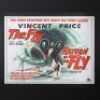 Lot #303 - THE FLY (1958) / THE RETURN OF THE FLY (1959) - UK Quad Poster c1960