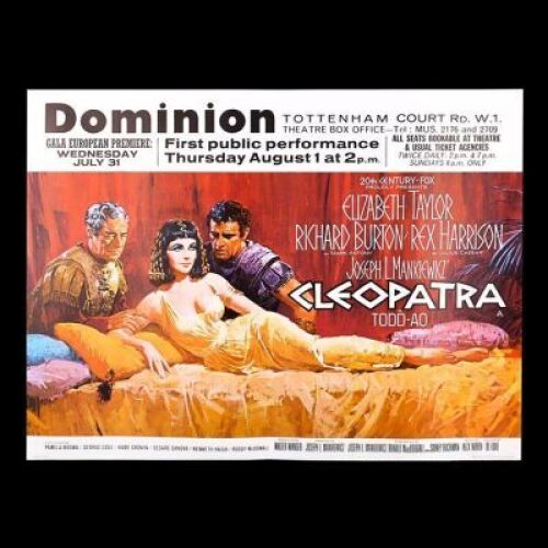 Lot #20 - CLEOPATRA (1963) - UK Quad Poster 1963