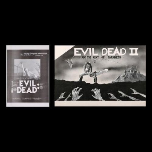 Lot #293 - EVIL DEAD II (1987) - US Original Concept Trade Ad Artwork and Print c 1981-83