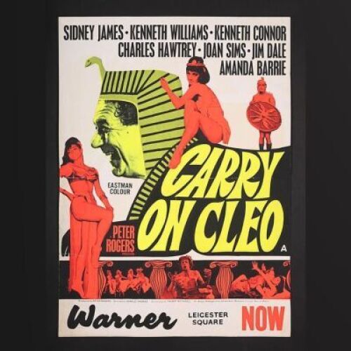 Lot #24 - CARRY ON CLEO (1964) - UK Lift Bill Poster 1964