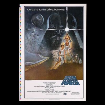 Lot #388 - STAR WARS: EPISODE IV: A NEW HOPE (1977) - US One-Sheet "Style-A Printers Proof" Poster 1977