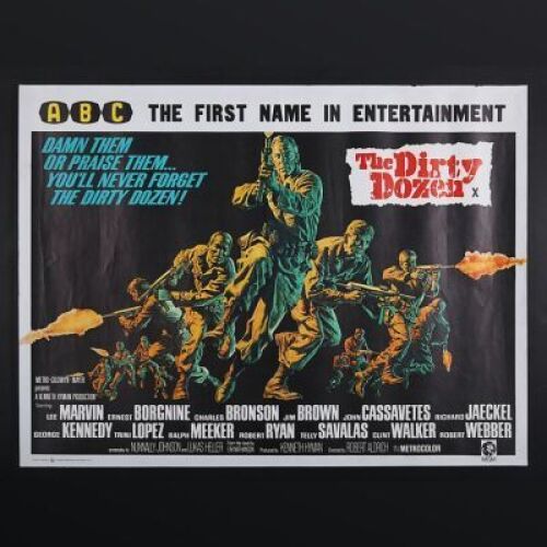 Lot #101 - THE DIRTY DOZEN (1967) - UK Quad Poster 1967