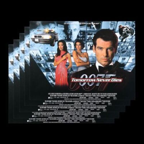 Lot #173 - JAMES BOND: TOMORROW NEVER DIES (1997) - Five UK Quad Posters 1997
