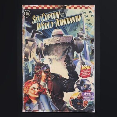 Lot #364 - SKY CAPTAIN AND THE WORLD OF TOMORROW (2004) - US Comic-Con Poster 2004