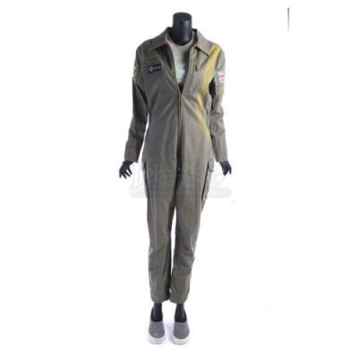 Lot # 36: Hamilton's (Gugu Mbatha-Raw) Light Green Shirt Space Jumpsuit