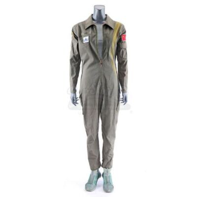 Lot # 55: Tam's (Ziyi Zhang) Green Shirt Space Jumpsuit