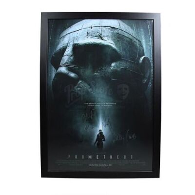 PROMETHEUS (2012) - Signed International One-Sheet Poster