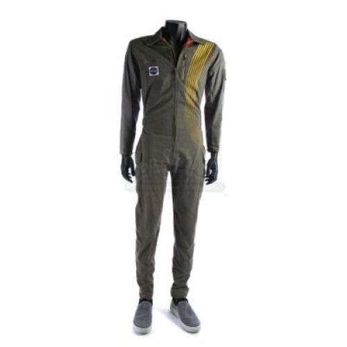 Lot # 104: Kiel's (David Oyelowo) Green Shirt Space Jumpsuit Costume