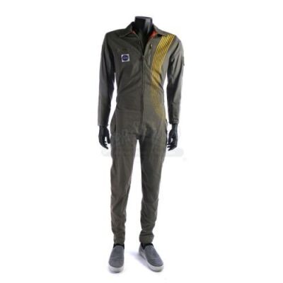 Lot # 104: Kiel's (David Oyelowo) Green Shirt Space Jumpsuit Costume