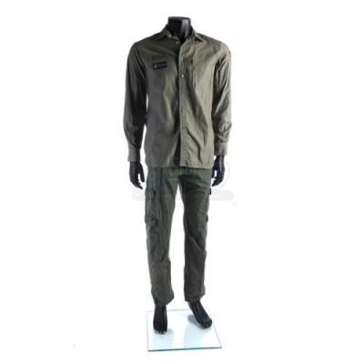 Lot # 157: Schmidt's (Daniel Bruhl) Space Jacket and Pants