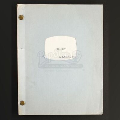ROCKY (1976) - Revised Production Used Script