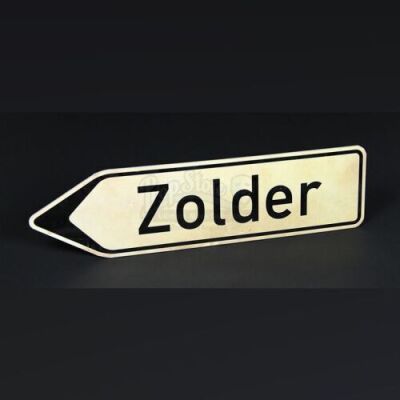 RUSH - Zolder Street Sign (RP228)