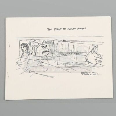 CAPTAIN EO (1986) - Storyboard Sheets