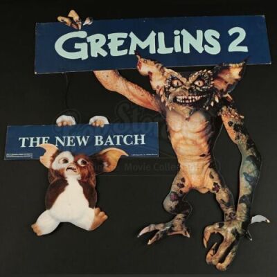 GREMLINS 2: THE NEW BATCH (1990) - Promotional Gremlin Cutout Advertisement