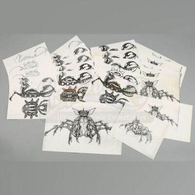 GREMLINS 2: THE NEW BATCH (1990) - Printed Spider Gremlin Artwork