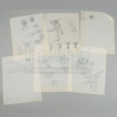 GREMLINS 2: THE NEW BATCH (1990) - Gremlin Hand-Drawn Pencil Sketches
