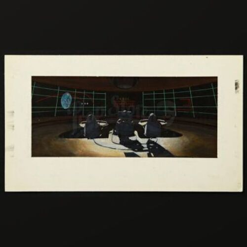 STAR TREK III: THE SEARCH FOR SPOCK (1984) - USS Excelsior Bridge Matte Concept Painting