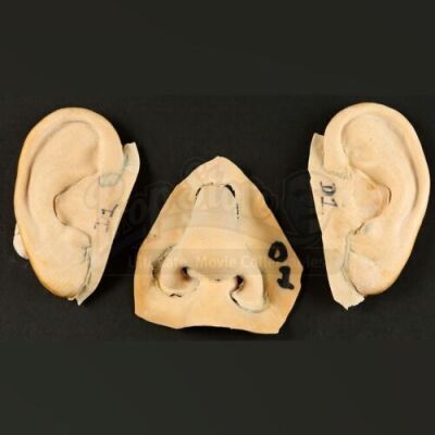 ED WOOD (1994) - Bela Lugosi (Martin Landau) Nose and Ears Appliances