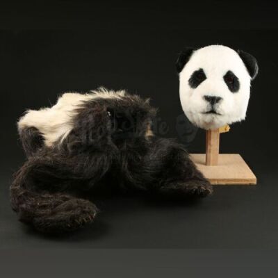 THE AMAZING PANDA ADVENTURE (1995) - Panda Head and Suit Lot