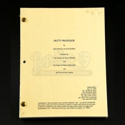 THE NUTTY PROFESSOR (1996) - Third Draft Script