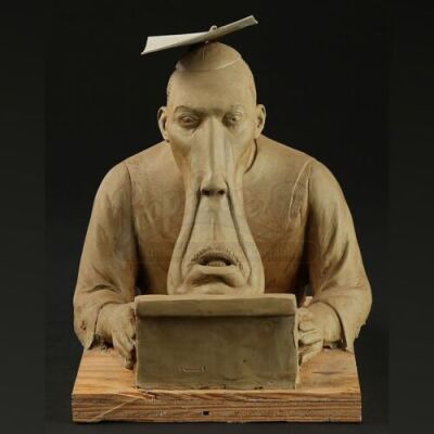 THE NUTTY PROFESSOR (1996) - Sherman Klump (Eddie Murphy) Fat Chin Transformation Maquette