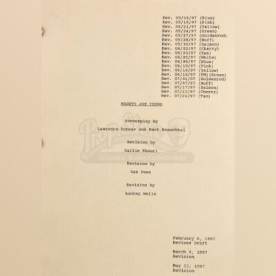 MIGHTY JOE YOUNG (1998) - Revised Draft Script