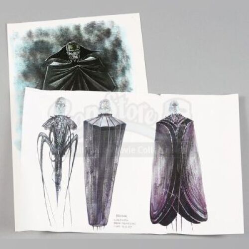 SUPERMAN LIVES (1998) - Printed Color Brainiac Concept Artwork