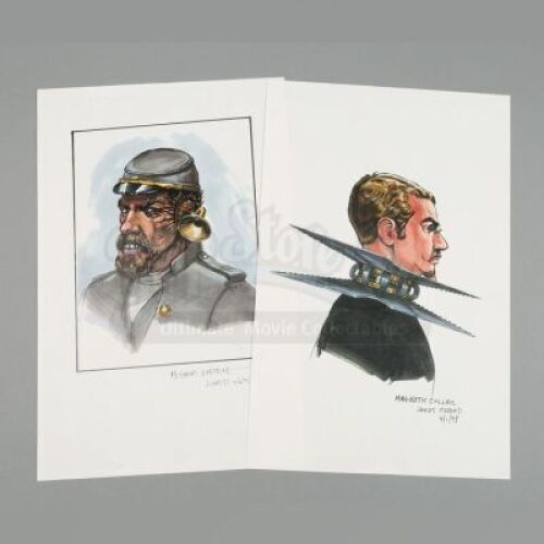 WILD WILD WEST (1999) - Printed General McGrath and Magnetic Collar Sketches