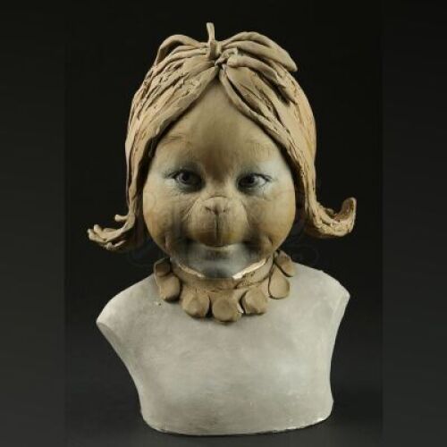 HOW THE GRINCH STOLE CHRISTMAS (2000) - Who Child Bust Maquette