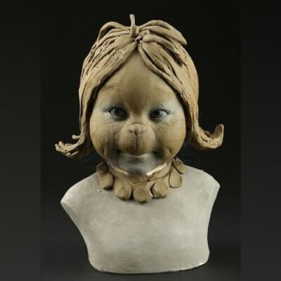 HOW THE GRINCH STOLE CHRISTMAS (2000) - Who Child Bust Maquette