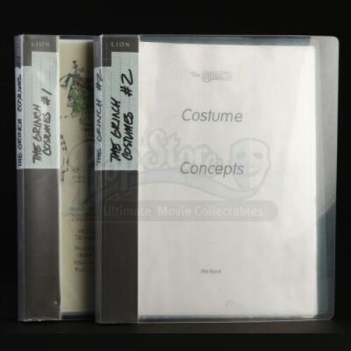 HOW THE GRINCH STOLE CHRISTMAS (2000) - Costume Concept Binders