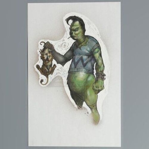 HOW THE GRINCH STOLE CHRISTMAS (2000) - Carlos Huante Hand-Painted Grinch Concept