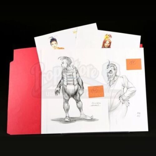 HOW THE GRINCH STOLE CHRISTMAS (2000) - Character Design Folder