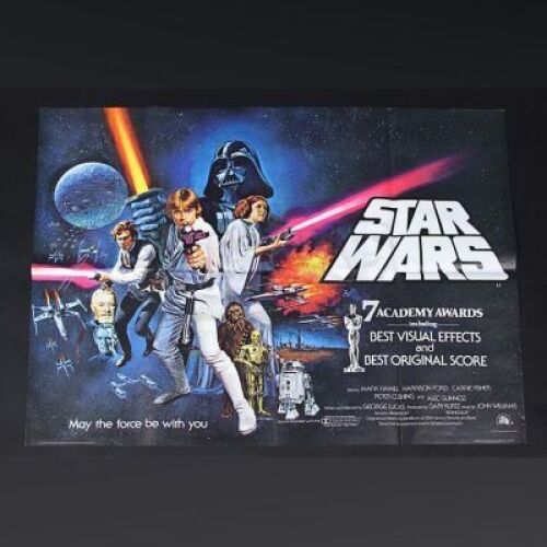 STAR WARS: A NEW HOPE (1977) - 1978 Re-Release UK Quad Poster