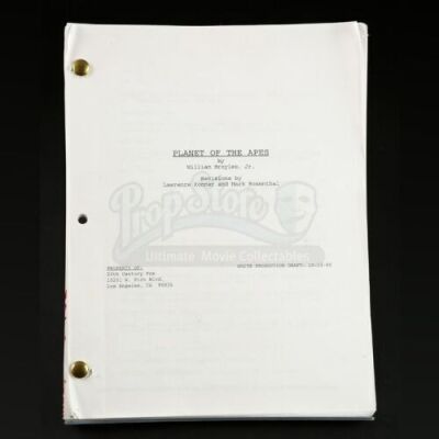 PLANET OF THE APES (2001) - Production Script