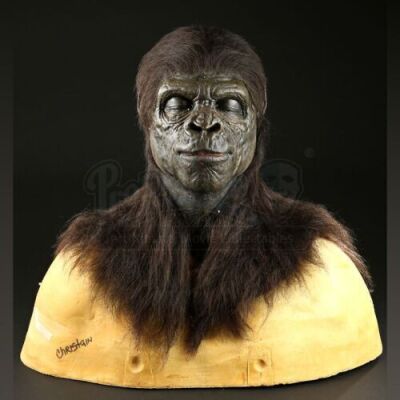 PLANET OF THE APES (2001) - Chimp (Isaac C. Singleton Jr.) Paint and Hair Test Bust