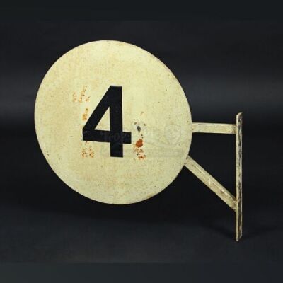 RUSH - Fuji Race Circuit Pit Garage '5' Circular Sign (RP198)